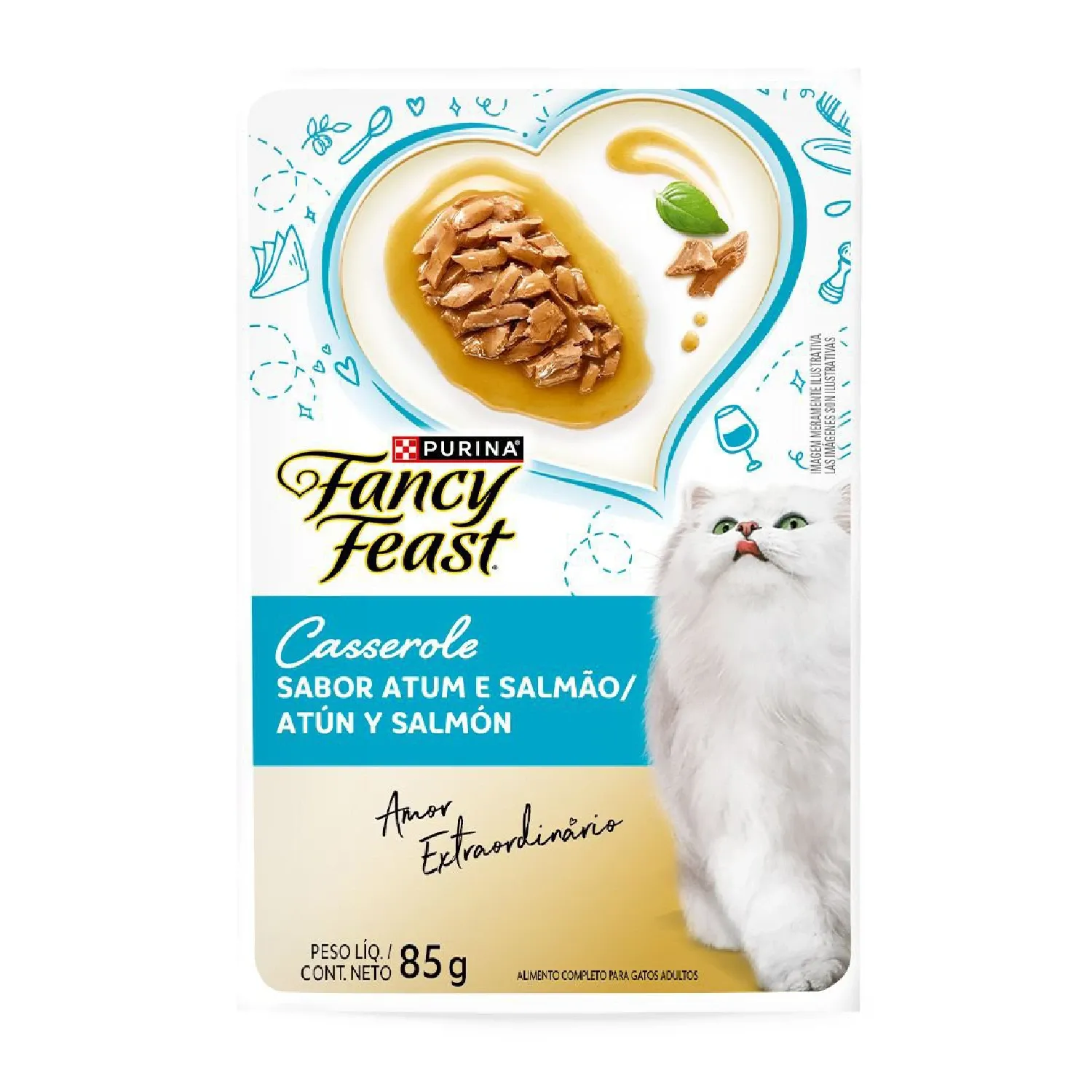 Ração Úmida Fancy Feast Casserole Atum